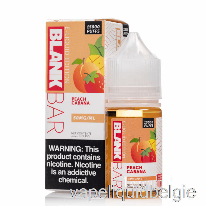 Vape België Perzik Cabana - Blanco Staafzout - 30ml 35mg